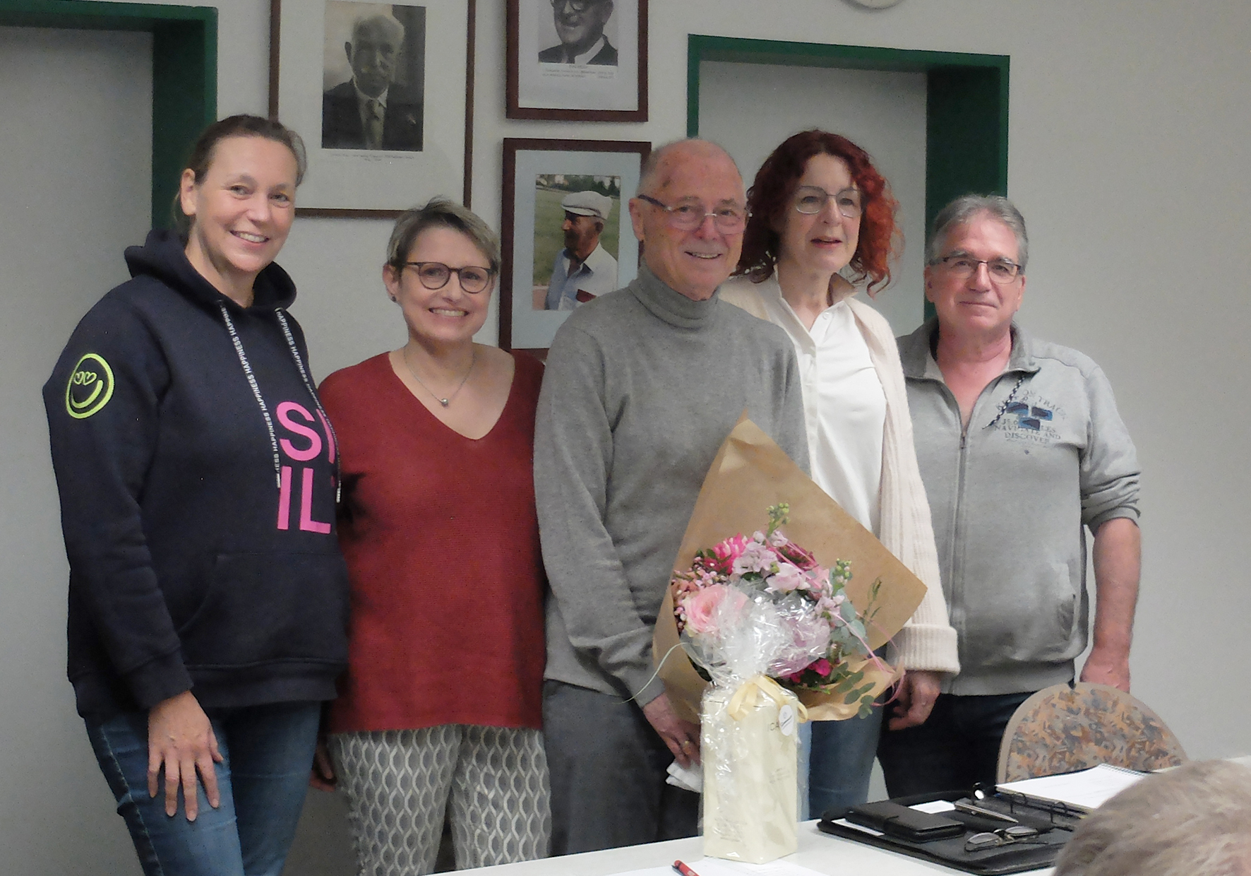 Von links nach rechts:Susanne Bürger, Astrid Schauer, Robert Müller, Sandra Westenberger und Frank Sacherer 